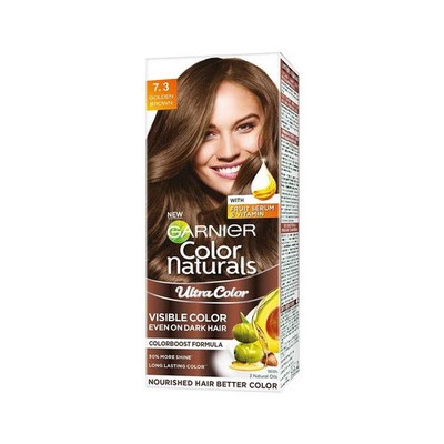 Garnier Hair Colouring Creme Color Naturals Shade: 7.3 Golden Brown 105 ml