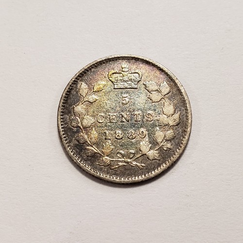 1889 5c Canada Five cents .0346 ASW - KM2 - SKU-Q4523