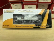 Tangent General American 1952-design 8000 Gallon Welded Tank Car GATX #69057 NOS