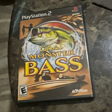 Activision Cabela's Monster Bass PS2 Manual Included E Sports Fishing Game