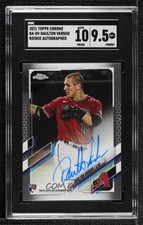 2021 Topps Chrome Rookie Auto Daulton Varsho #RA-DV SGC 9.5 Mint+ Auto 0bz6