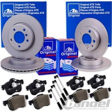 ATE BREMSSCHEIBEN + BEL&Auml;GE VORNE + HINTEN f&uuml;r MERCEDES SPRINTER 906 3,0t + 3,5t