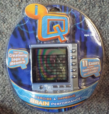 IQ Electronic 11 Hand Held Games Improve Brain Performance Test Logic & Memory