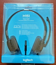Logitech H151 Wired Stereo Headset NEW