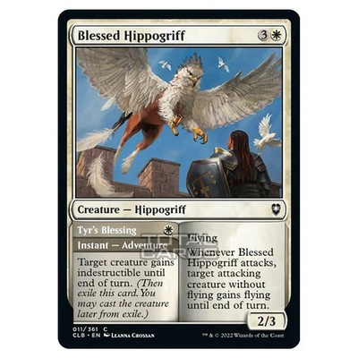 MTG Commander Legends Battle for Baldur's Gate Blessed Hippogriff / Tyr's Ble...