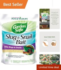 2 Pounds of Iron Phosphate Slug & Snail Bait – For Organic Gardening Success