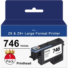 746 Printhead (P2V25A) Replacement for 746 Print Head for DesignJet Z6 Z9+ La...