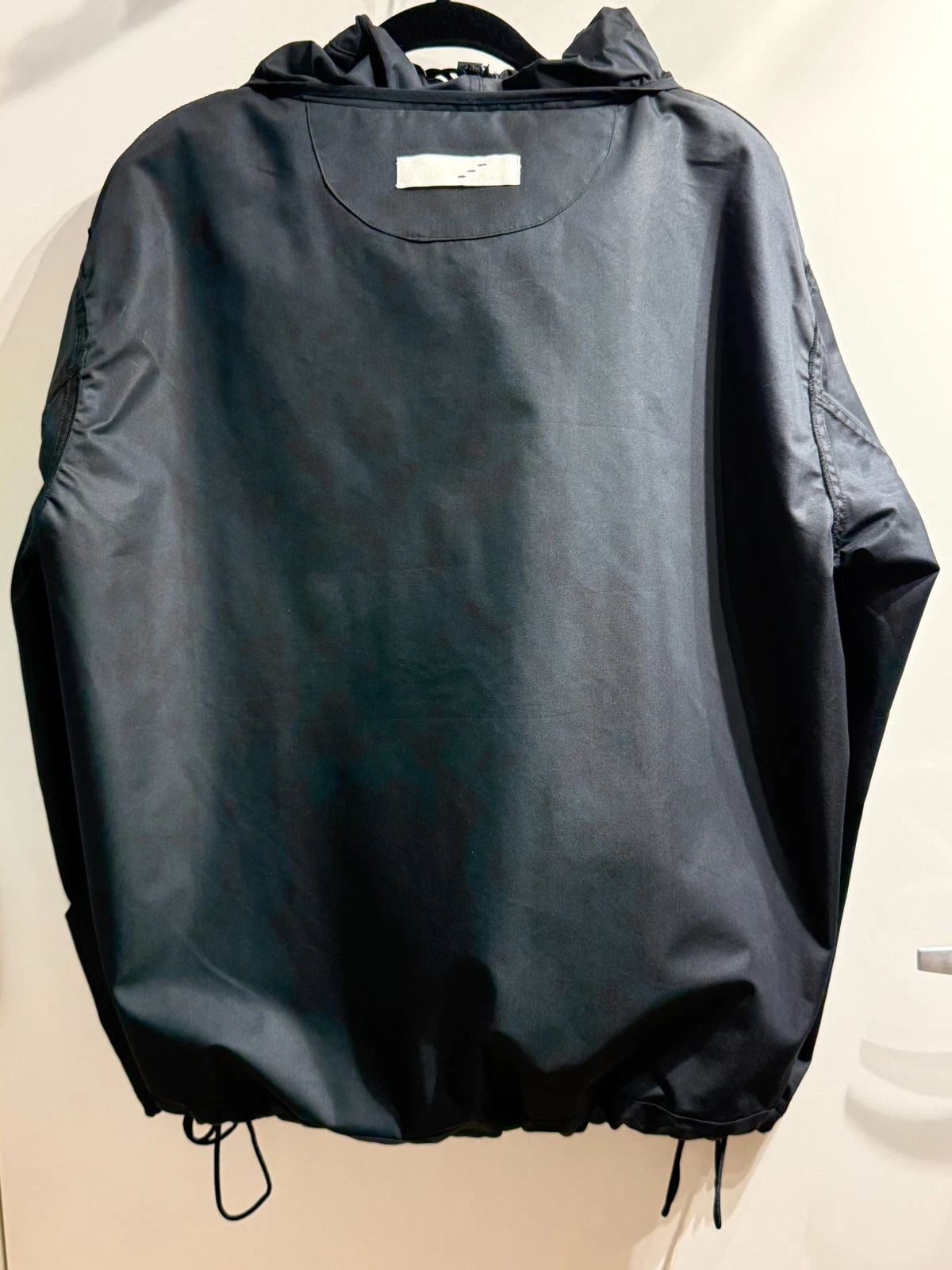ANTI-DO-TO Unisex XL Black Hooded Rain Jacket  Made in Italy MSRP $250.00  #104 image 13