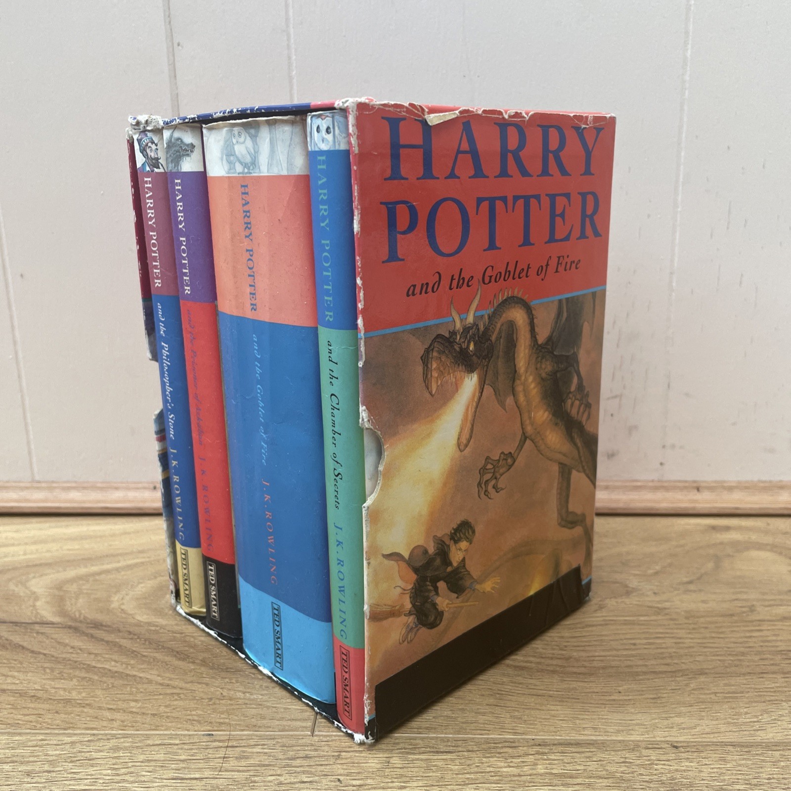 Harry Potter Books 1-4 Box Set J.K. Rowling Hardback Early Printings Book People