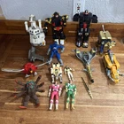 Lot Of  Vintage Power Rangers Action Figures  Toys mix lot zord