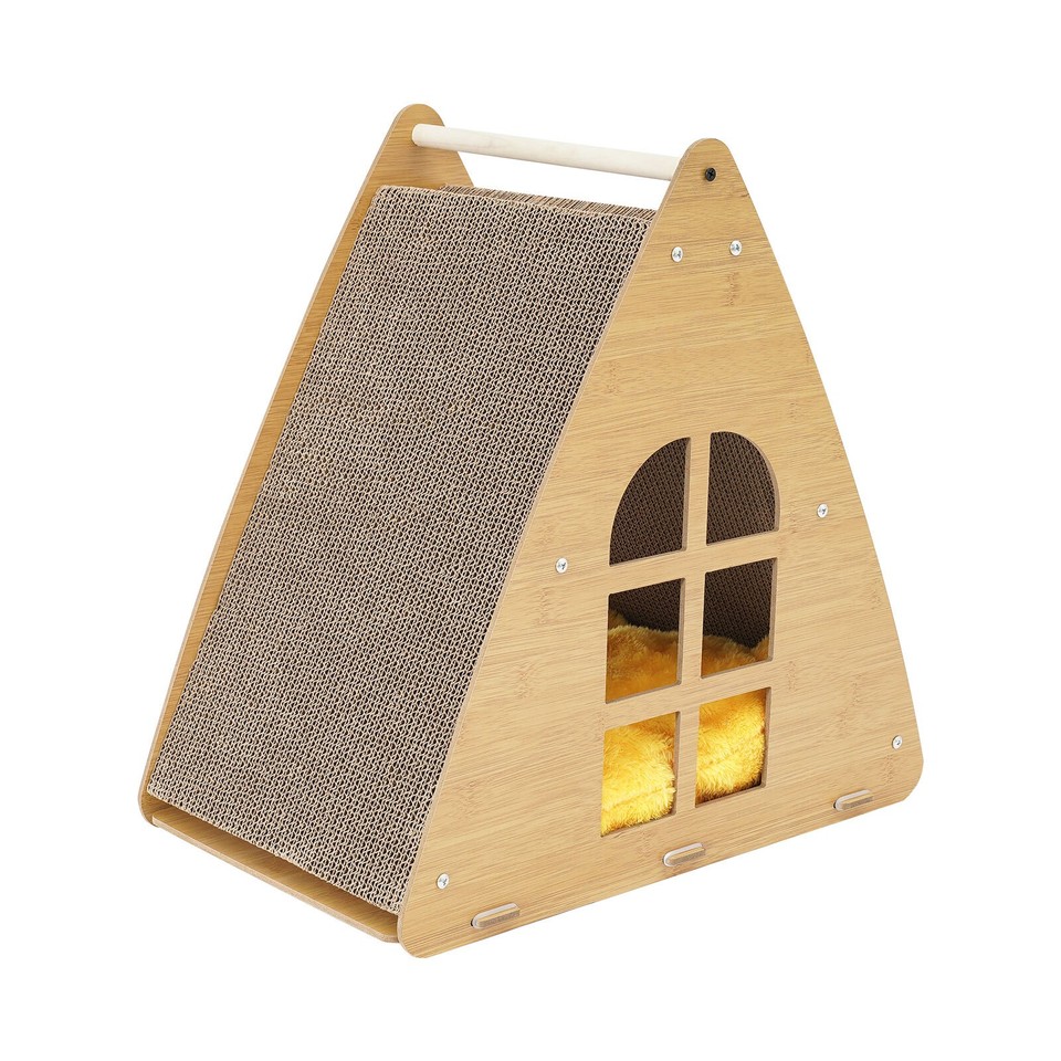 Fofos Coffee Shop Food Truck Cardboard Cat Scratcher House