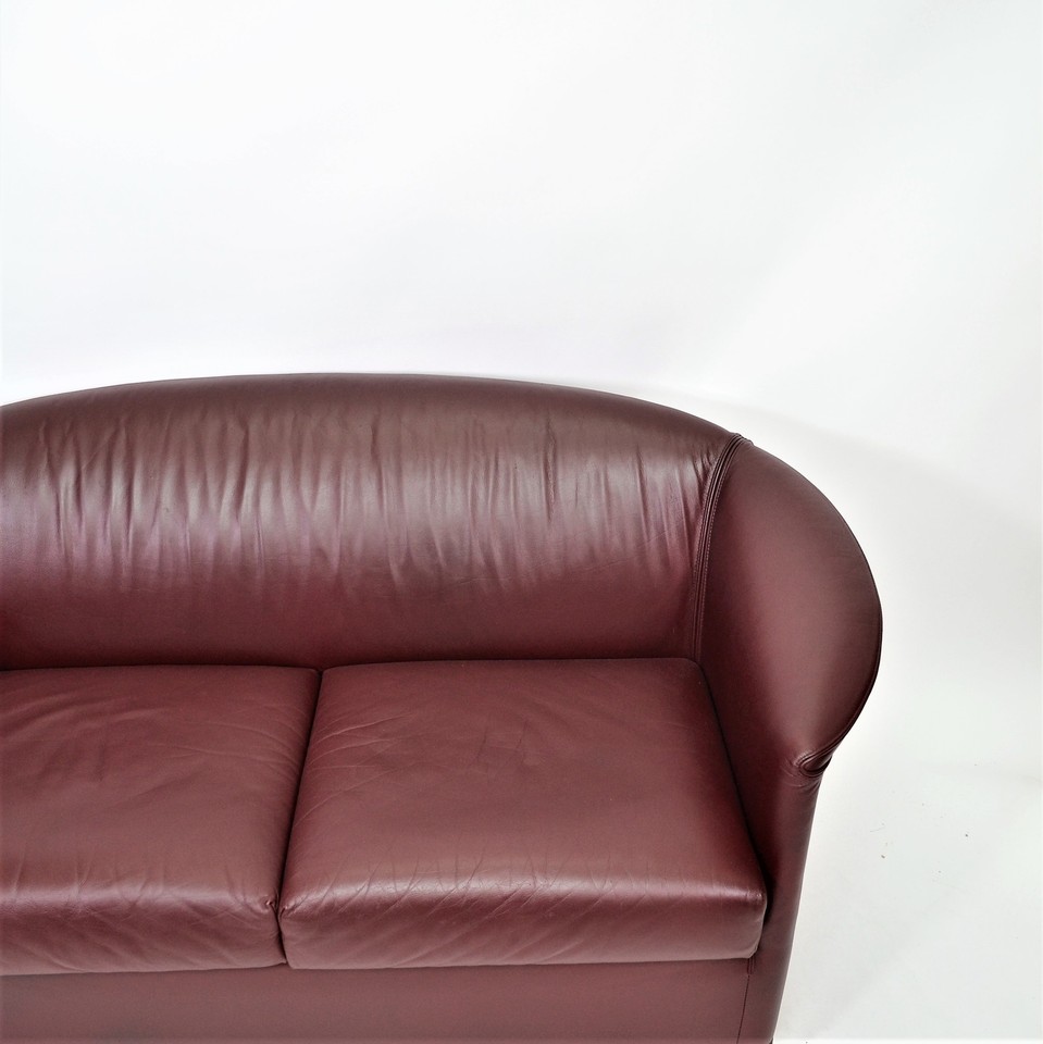 Wittmann Aura 2Sitzer Sofa Couch Sessel Leder Lounge Club Relax