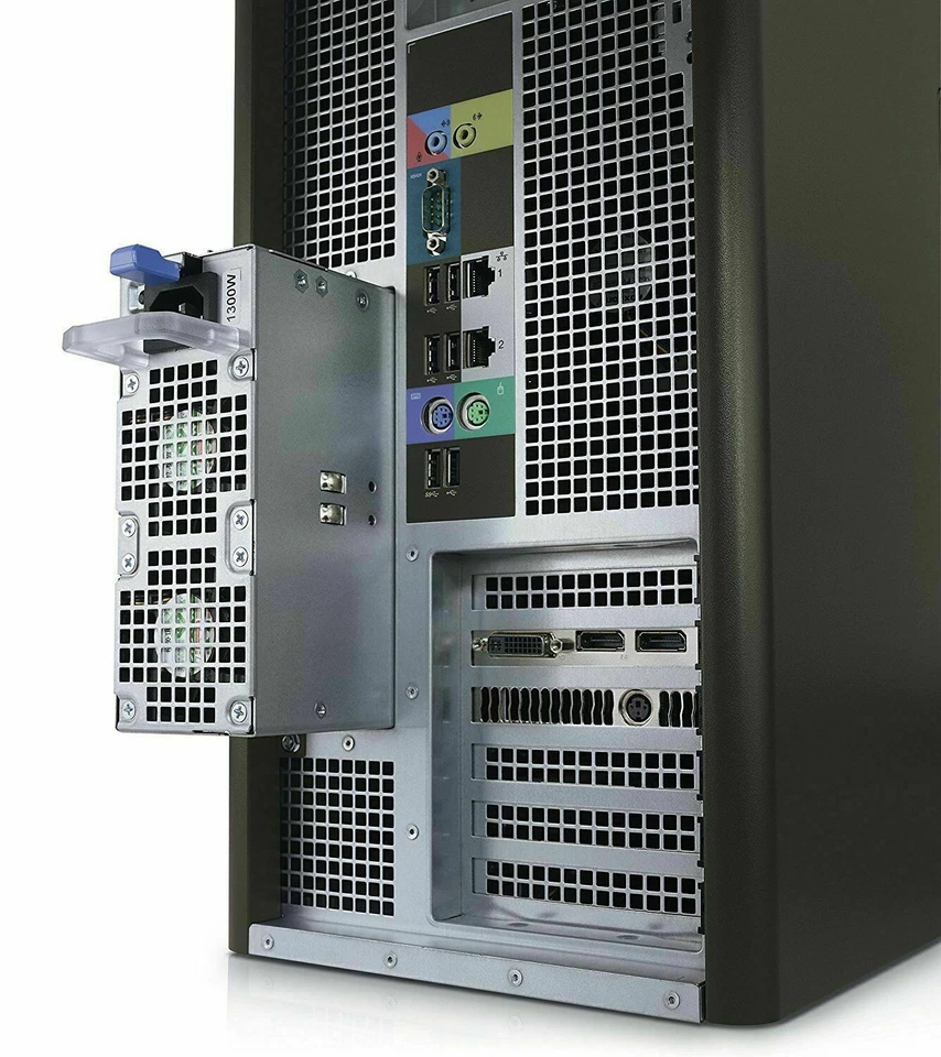 Dell Precision TOWER 7910 Xeon 8C 10C E5-2650v3 2.30GHz 32GB 64GB DDR4 480GB SSD - Image 4 of 4