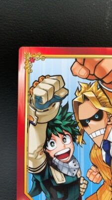 My Hero Academia Deku All Might Card TCG Shueisha Comic Festival