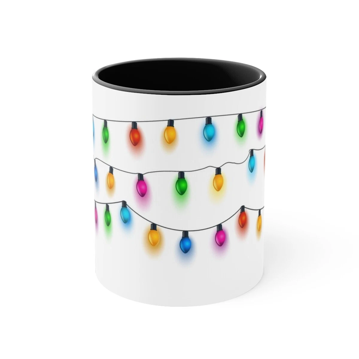 Christmas Lights Accent Coffee Mug