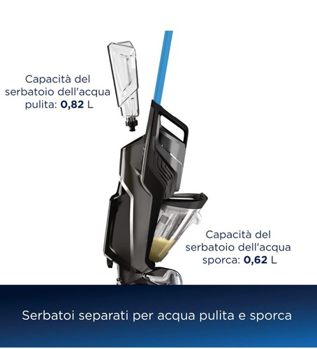 BISSELL CrossWave C6 Cordless Lavapavimenti Multi-Superficie 3-in-1, aperto!! - Imagen 4 de 6