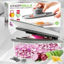 Chopzilla All in 1 Sharp Veggie Chopper Food, Vegetable, and Salad Chopper