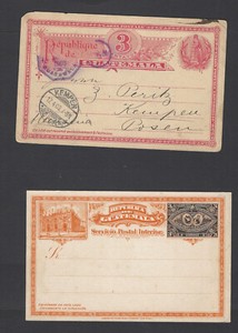 GUATEMALA-CLASSIC EARLY-POSTAL CARDS---MINT -USED-F-VF-#50