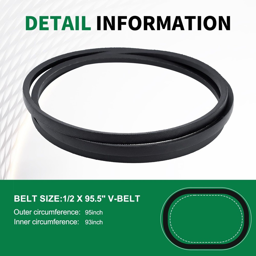 Craftsman LT1000 LT2000 LT3000 DYT4000 Deck Drive Belt 144959 532144959