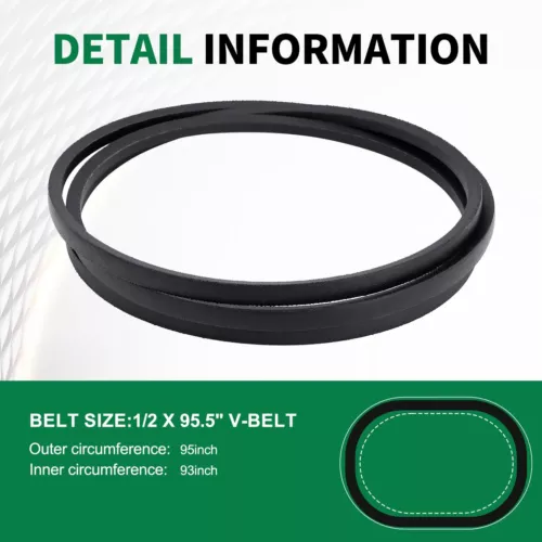 1/2" x 95"OD BELT FOR CRAFTSMAN 42" MOWER DECK BELT 144959 532144959 - Picture 1 of 5