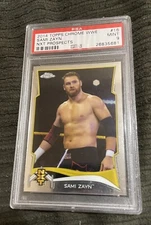 2014 Topps Chrome WWE #16 Sami Zayn Rookie Psa 9 Pop Only 2 Higher