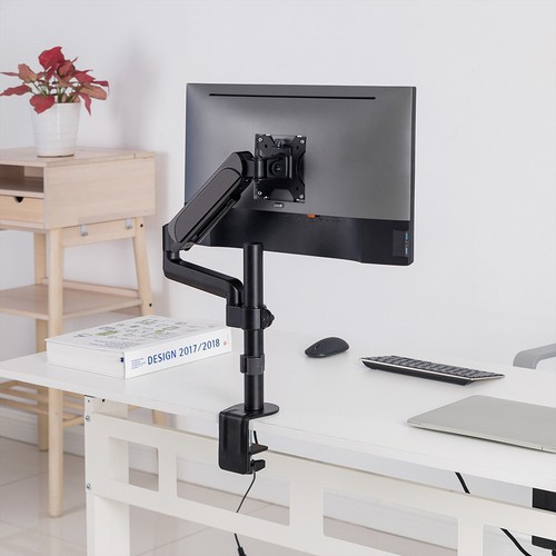 LCD-Monitorarm, 4 Gelenke, Tischmontage, Höhenverstellbar, Vesa 75/100 - Afbeelding 2 van 3