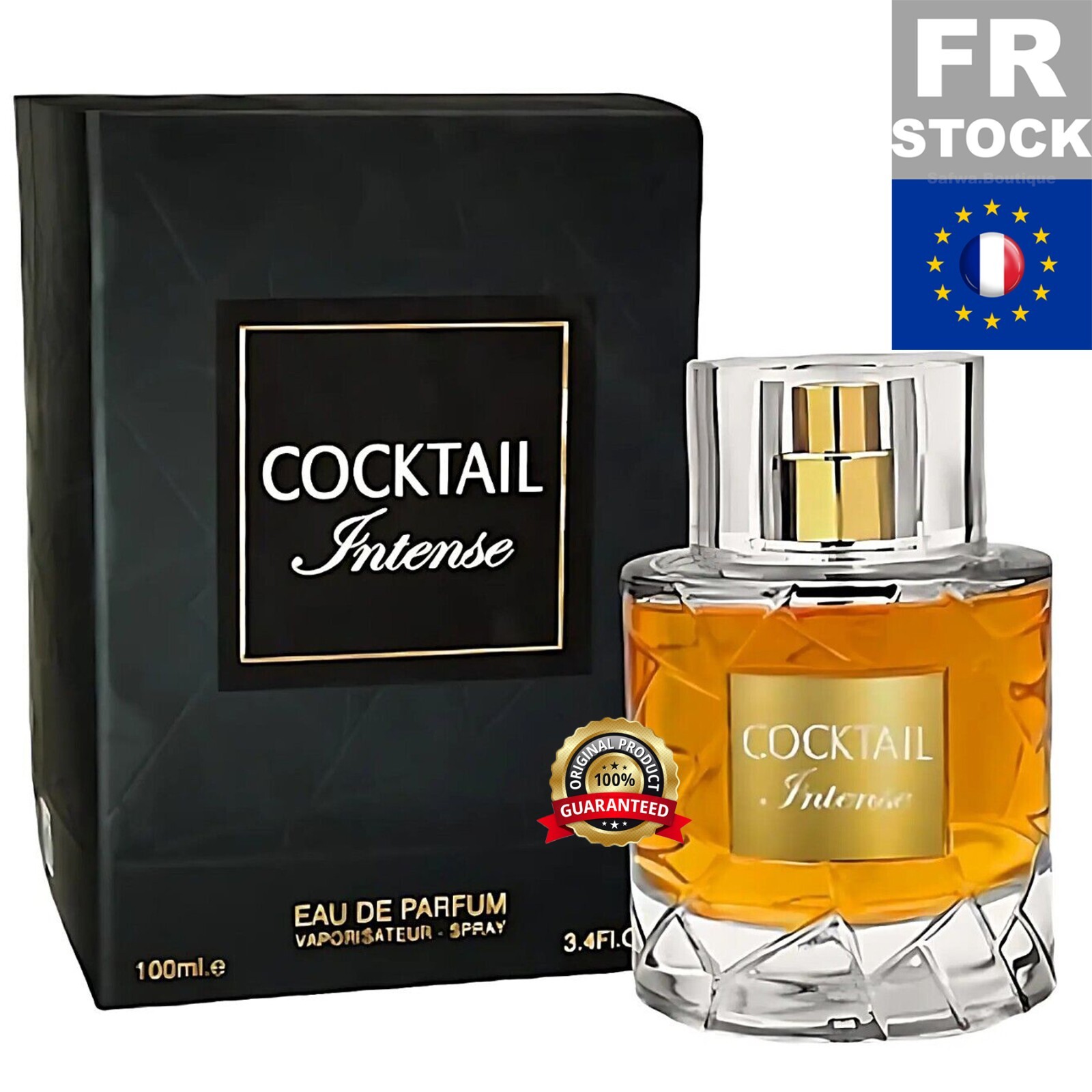 Cocktail Intense Fragrance World eau de parfum mixte 100ml sillage oriental