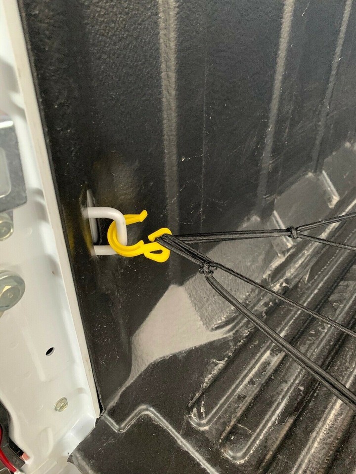 Cargo Net Bed Tie Down Hooks for TOYOTA Mid Size Long Bed 60" x