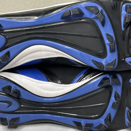 Nike Alpha Shark Athletic Cleats Blue Black White Swoosh Men's 12 442417-014 EUC - Bild 10 von 13