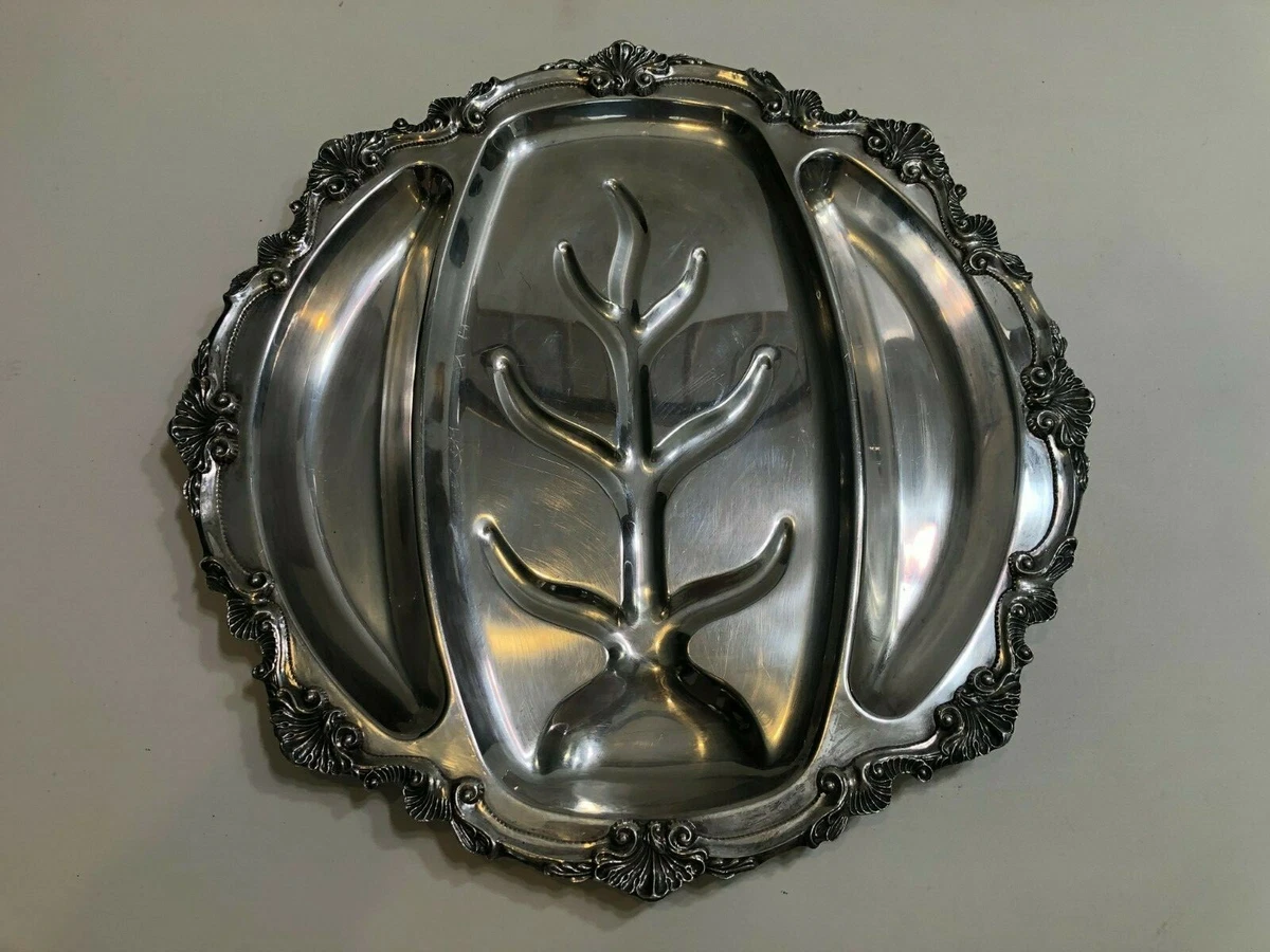 Wallace Chippendale Chippendale Antique US Silver-Plated Platters