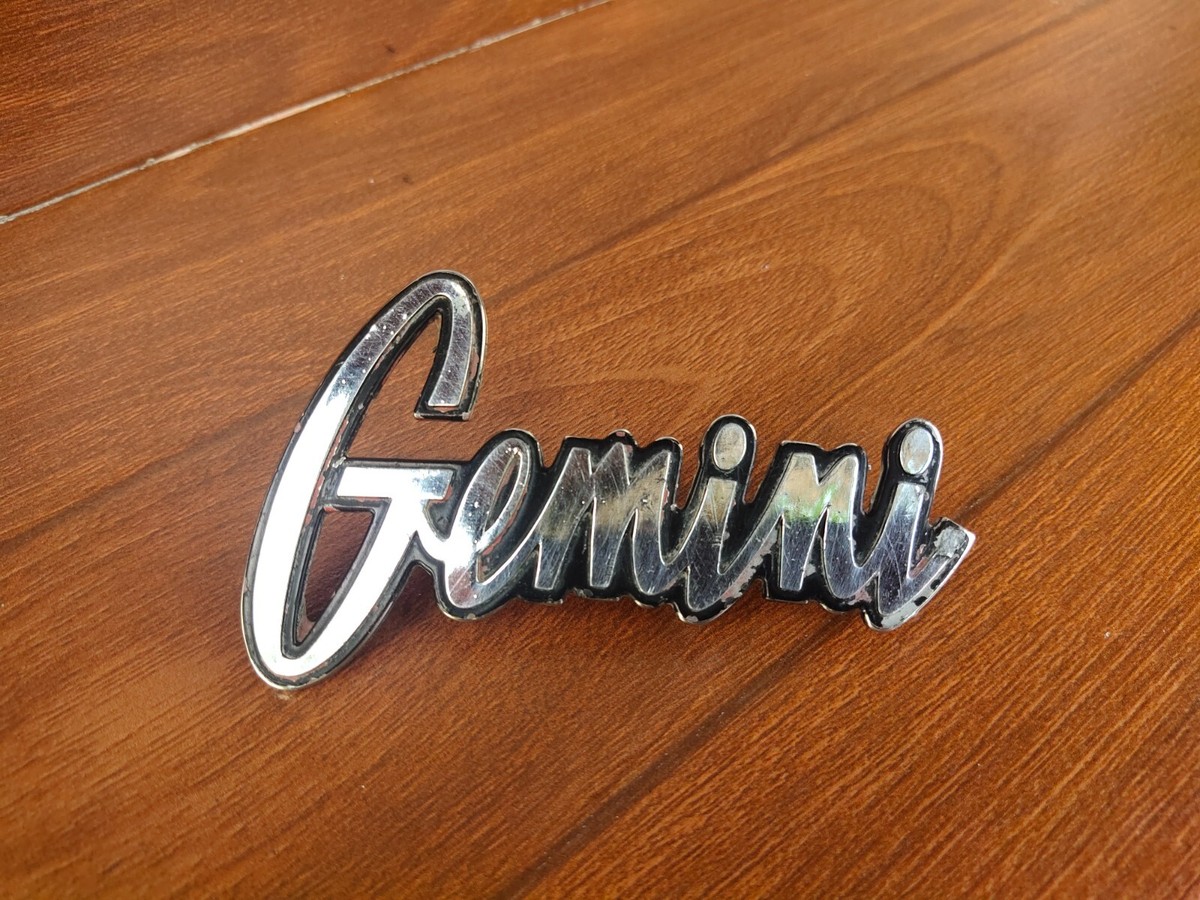 GEMINI Metal Fender Emblem Badge fit Isuzu/Holden Gemini TC TD TX