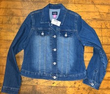 New Childrens Place Blue Jean Jacket Size XL 14