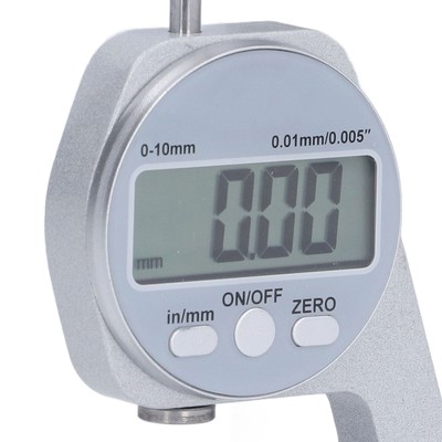 Digital Thickness Gauge 0 To 10mm Auto Power Off System Thickness Meter New