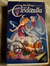 Walt Disney's CINDERELLA VHS Tape 