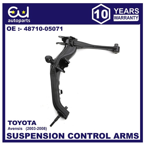 REAR RIGHT LOWER SUSPENSION CONTROL ARM WISHBONE FOR TOYOTA AVENSIS 03-08 - Picture 4 of 8