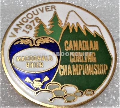 1978 MacDONALD BRIER Vancouver Pin ALBERTA Win