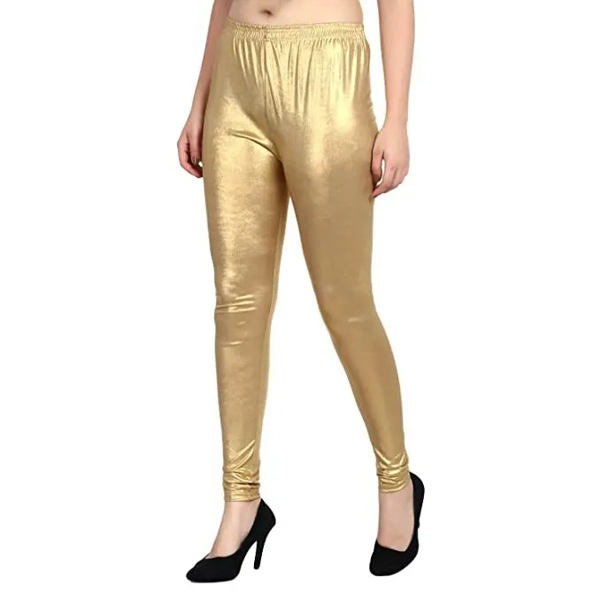 Golden color shimmer leggings-thanhphatduhoc.com.vn
