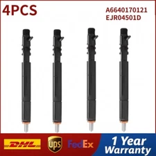 4X A6640170121 R04501D Fuel Injector For Ssangyong Actyon Kyron 2.0L Xdi D20DT