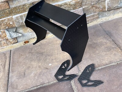 Carbon Fiber Adjustable Wing Spoiler & Mount Plates for Arrma Limitless 6s