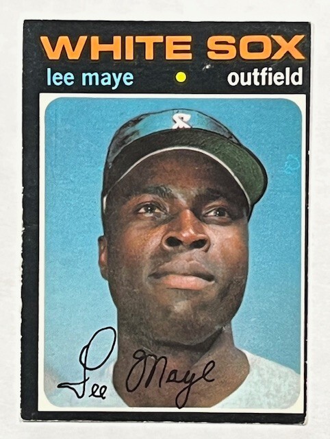 1971 OPC O-Pee-Chee LEE MAYE #733 HIGH # Chicago White Sox COMBINED SHIP