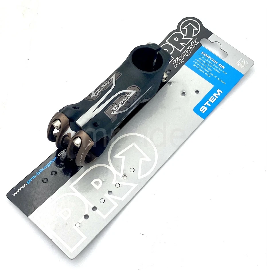 Shimano PRO KORYAK 3D Forged Stem,1-1/8", +/- 10 Degree, 31.8 x 80~120mm, Black - Image 3 of 4