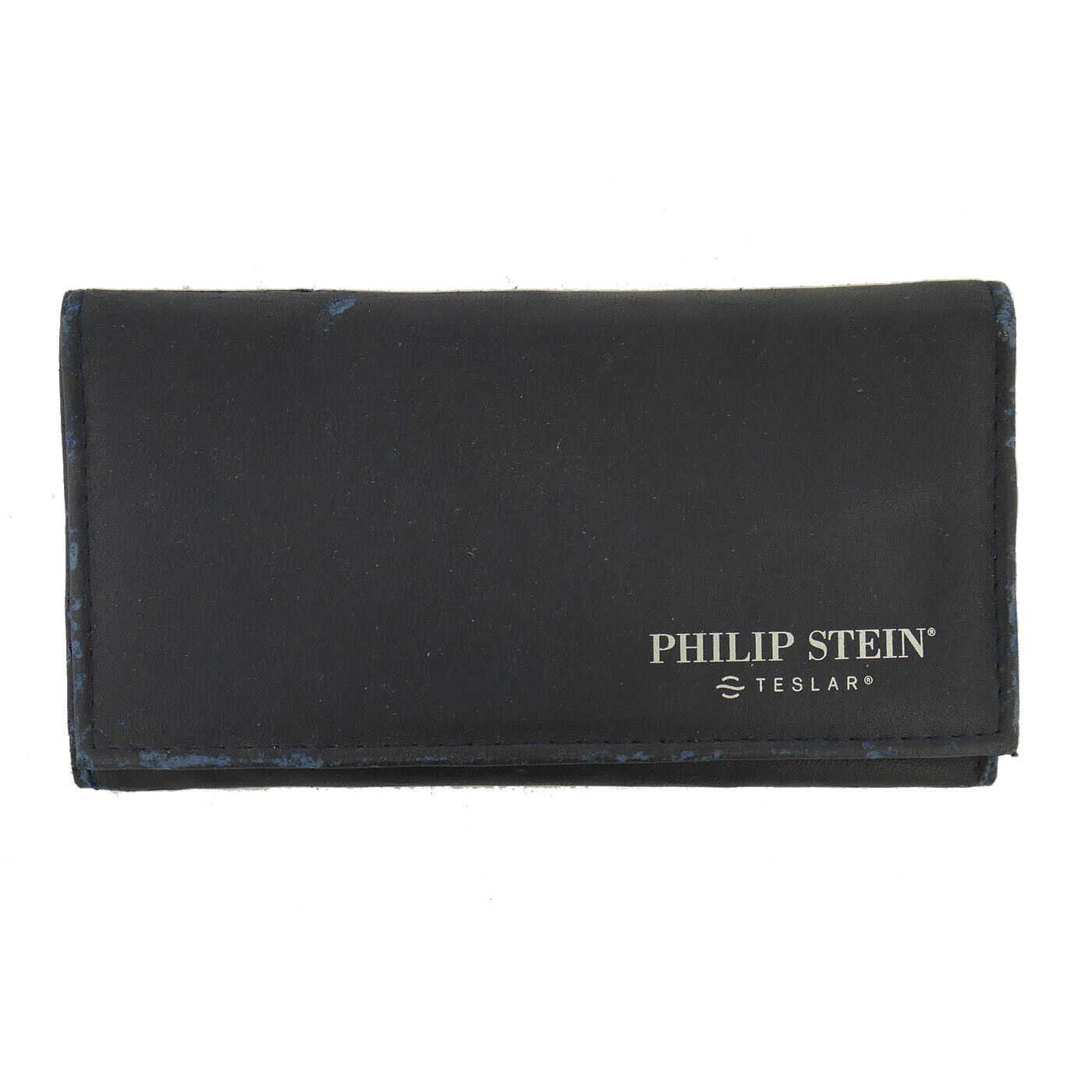 PHILIP STEIN TESLAR WATCH BLUE WALLET FOR MANUALS AND STRAPS