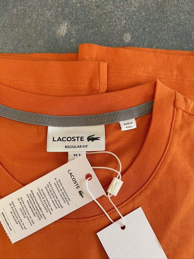 🐊Lacoste T-Shirt Men's Graphic Ombre Croc ~Printed Croc ~Crew