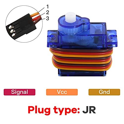 Kit Servo Micro Wishiot 9g 360° + Testeur Digital + ESC - Pour Modélisme RC