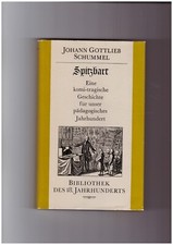 Buch: Spitzbart, Schummel, Johann Gottlieb. Bibliothek des 18.Jahrhunderts, 1983
