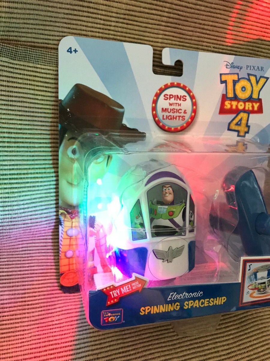 New ThinkWay Disney Toy Story 4 Electronic Music Light Spinning