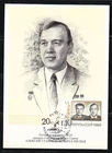 Soviet Russia 1977 space maxi card astronaut A.Yelisyev , Kaluga cancel