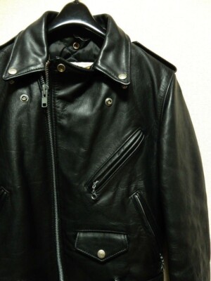 Schott Perfecto Double Leather Riders Jacket Size 34 Made in USA