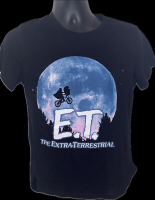E.T. The Extra Terrestrial Graphic T-Shirt Moon Bike Women