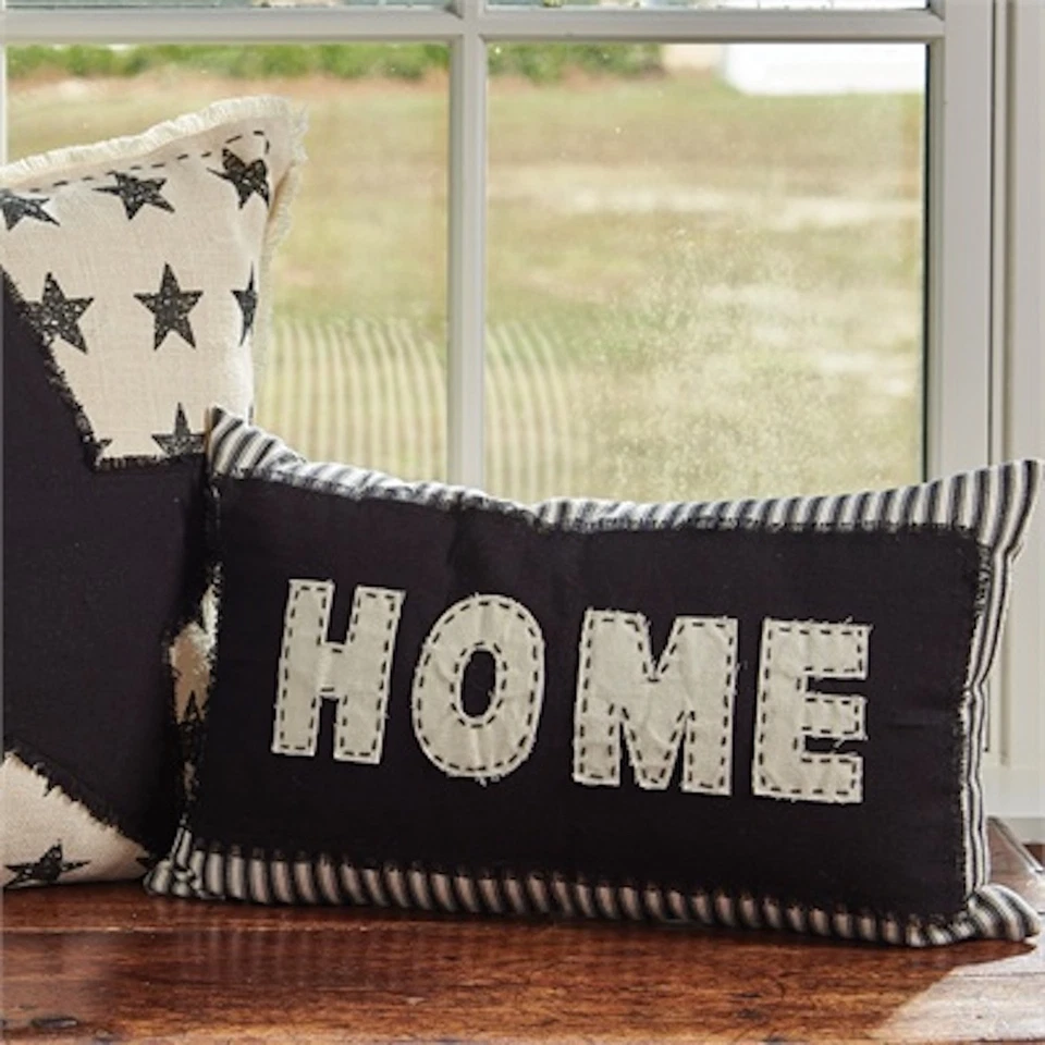 Travesseiro - Home by Park Designs - 12" X 20" - Patch Stripe Farmhouse - Imagem 2 de 2
